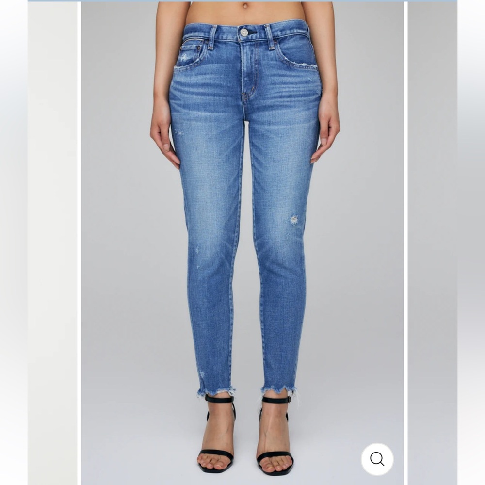 Moussy Vintage Checotah Skinny in Light Blue